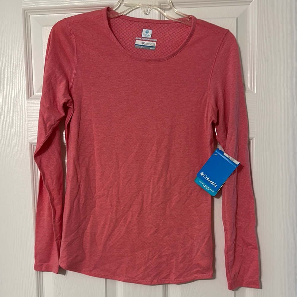 NWT Columbia Pink Omni Freeze Long Sleeve Tee